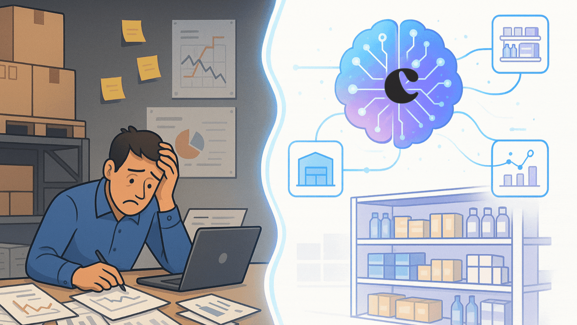 Image for blog post: Demand Forecasting vs. Smart Replenishment: What AI Does Better Than Humans