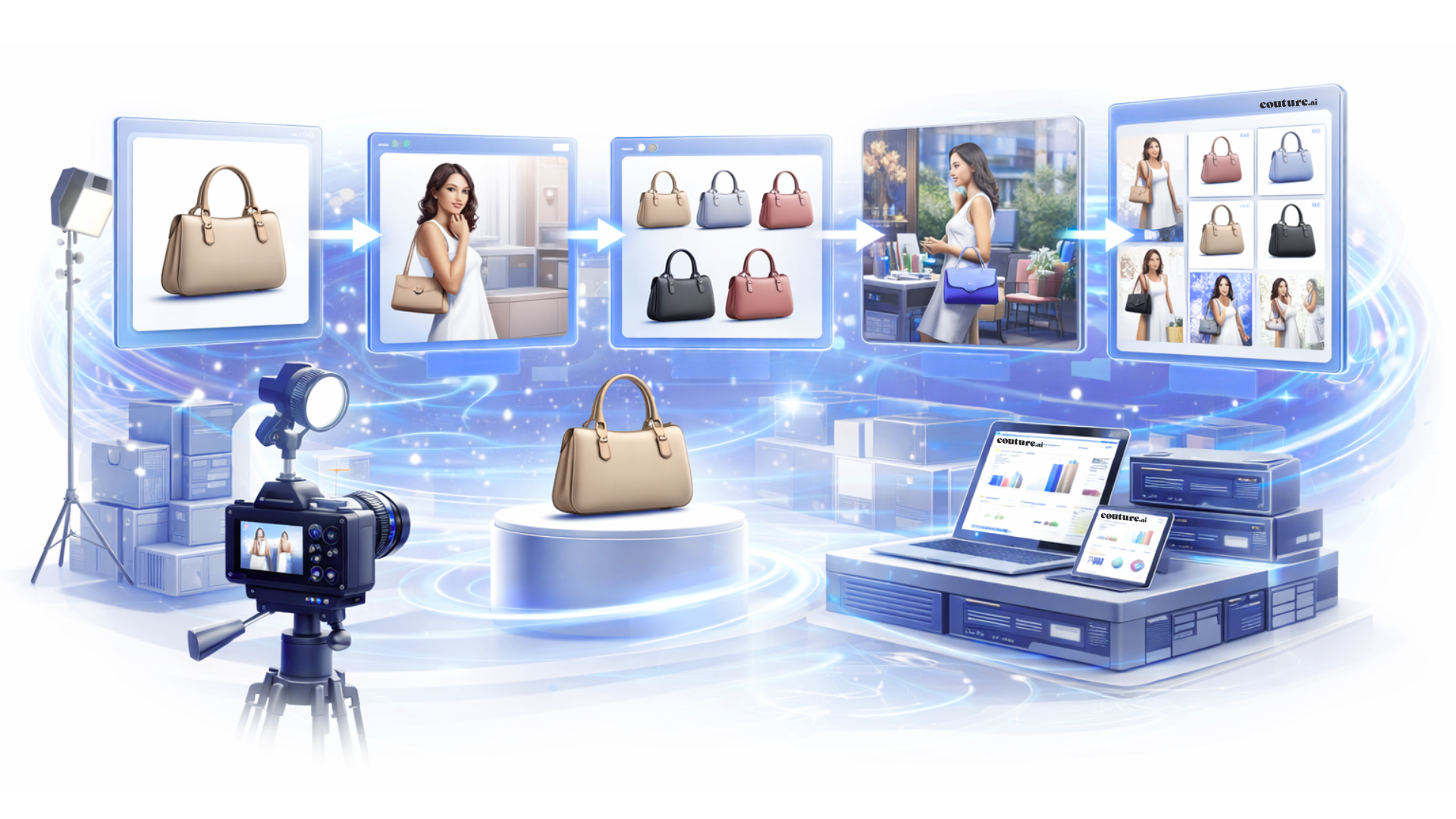 Illustration of trustworthy AI technology solutions at Couture AI